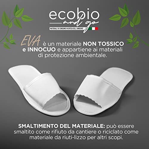 Ecobio and Go Pantofole di Cortesia per Hotel e spa (200 pcs)